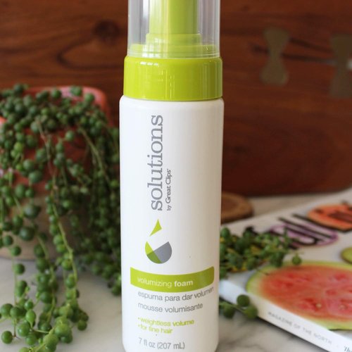 Great Clips Volumizing Foam - 7oz | Adds Volume, Softness & Medium Control | Enhances Natural Shine for Fine to Medium Hair