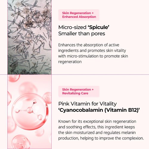 Dr. Melaxin Cyano Pink Spicule Cream - Dark Circle Treatment with Calcium & Vitamin B12, 1.69 fl. oz.