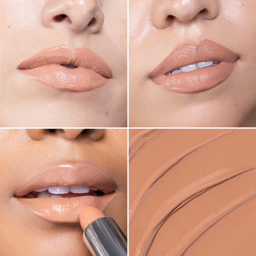 OFIR Lip Rouge Satin Hydrating Lipstick - Full Coverage Cream Formula with Shea Butter & Apricot Oil | Neutral Brown 0.12 oz