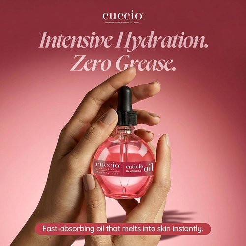Cuccio Naturale Revitalizing Cuticle Oil - Lightweight Hydrating Nail & Cuticle Conditioner, 2.30 Fl Oz
