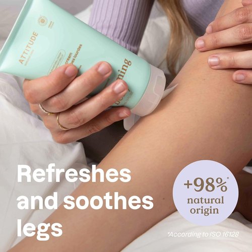 ATTITUDE Pregnancy Stretch Mark Prevention Oil - EWG Verified & Vegan | 5 Fl Oz + Tired Legs Cream - Mint | 5 Fl Oz