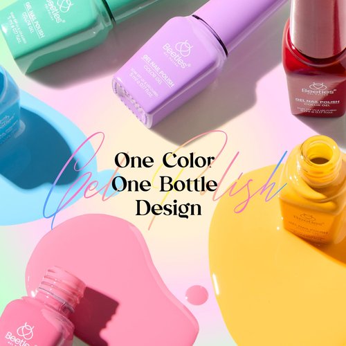 Beetles Gel Nail Polish Kit with U V Light -35 Colors Gel Polish Set 68 Pcs One Color One Bottle Mood Mosaic Nail Kit with Top Base Coat Beauty Must Have DIY Salon Manicure Gifts for Women Teen Girls