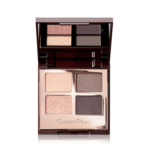 Charlotte Tilbury Luxury Eyeshadow Palette - Shimmer, Metallic & Satin Matte Quad with Rich Formula | 4 Complementary Shades