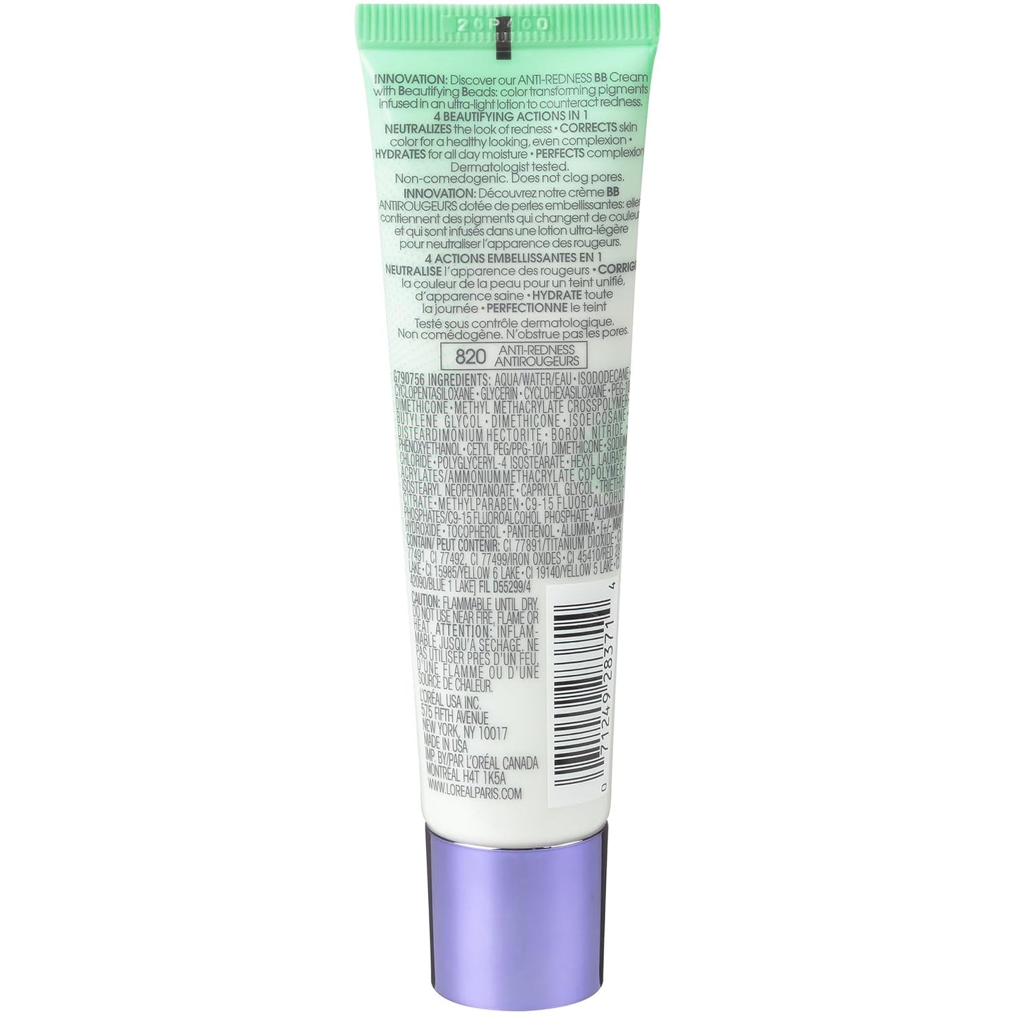 L'Oréal Paris BB Cream - Magic Skin Beautifier Tinted Moisturizer for Anti-Redness | 1 fl oz, 2 Count