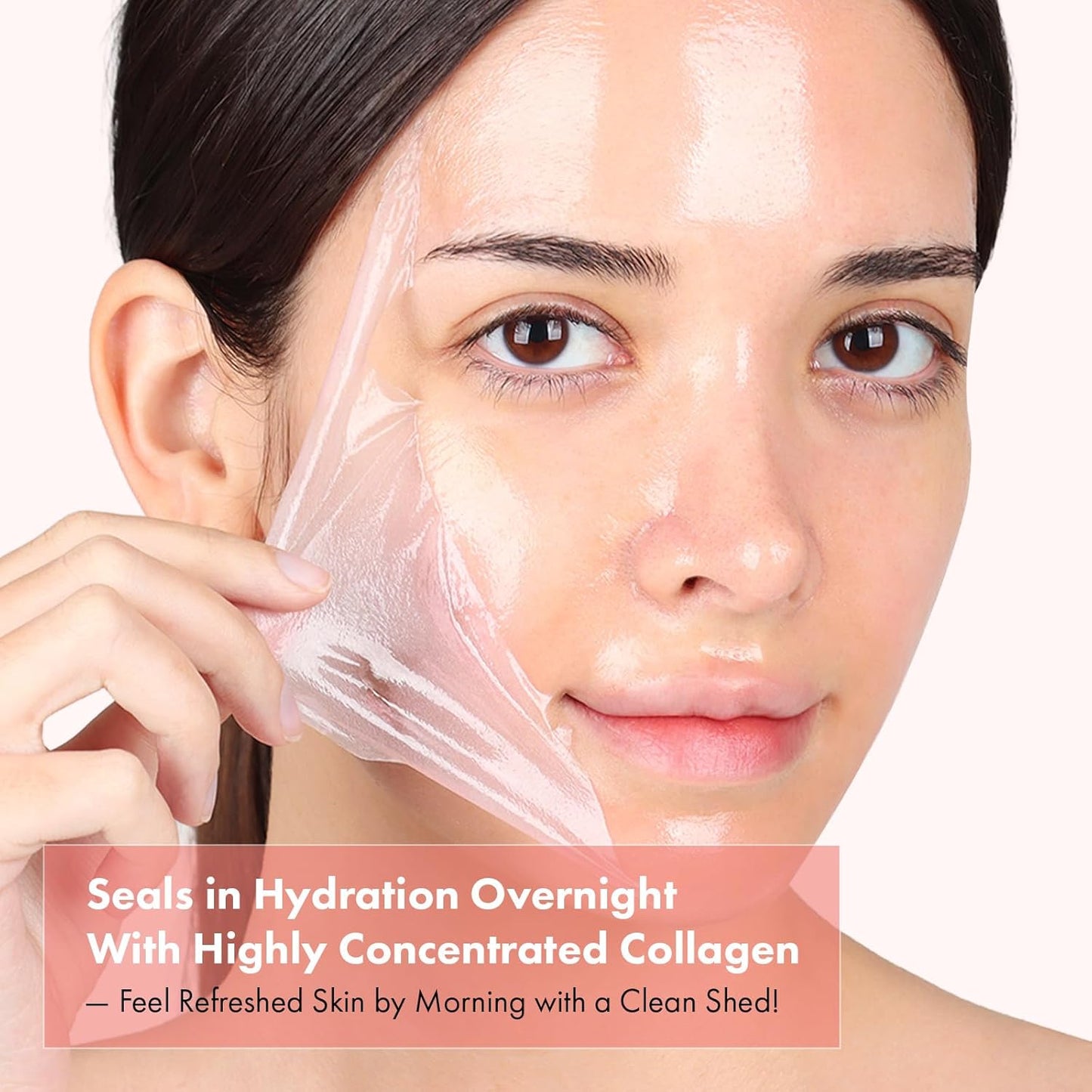 TOSOWOONG Collagen Overnight Wrapping Mask - 81% Collagen Peel Off for Firm, Glowing Skin | 75 ml