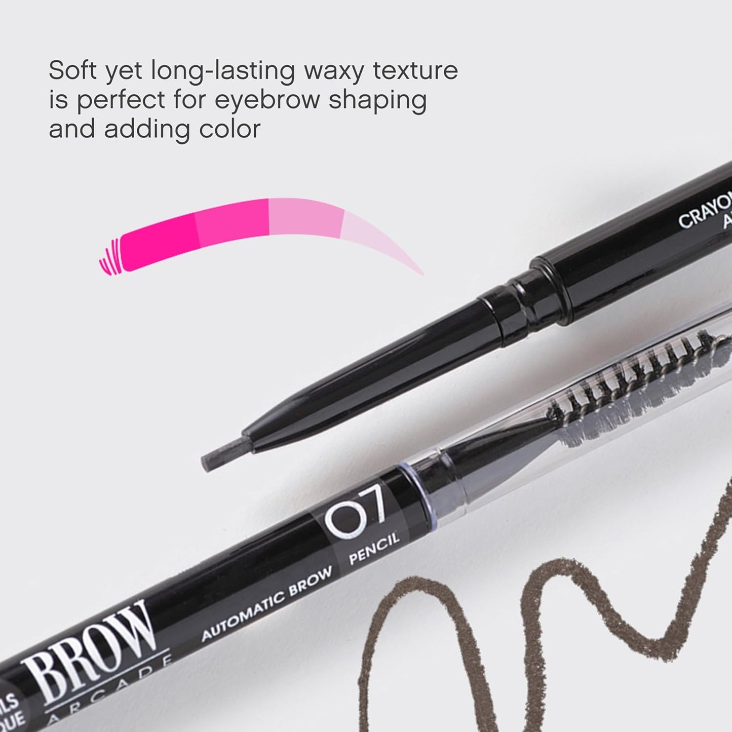 Vivienne Sabó Brow Arcade Eyebrow Pencil - Micro Definer with Brush for Cool Toned Hair | Shade 07 Ash Brown, 0.035 oz