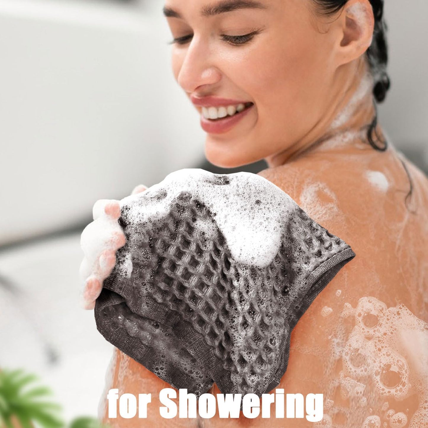 Cleanbear Classic Waffle Washcloths, 100% Cotton Face Towels, Absorbent and Quick-Drying, Soft Washcloths 12 Pack for Face and Body, 13 x 13 Inches (Gray)