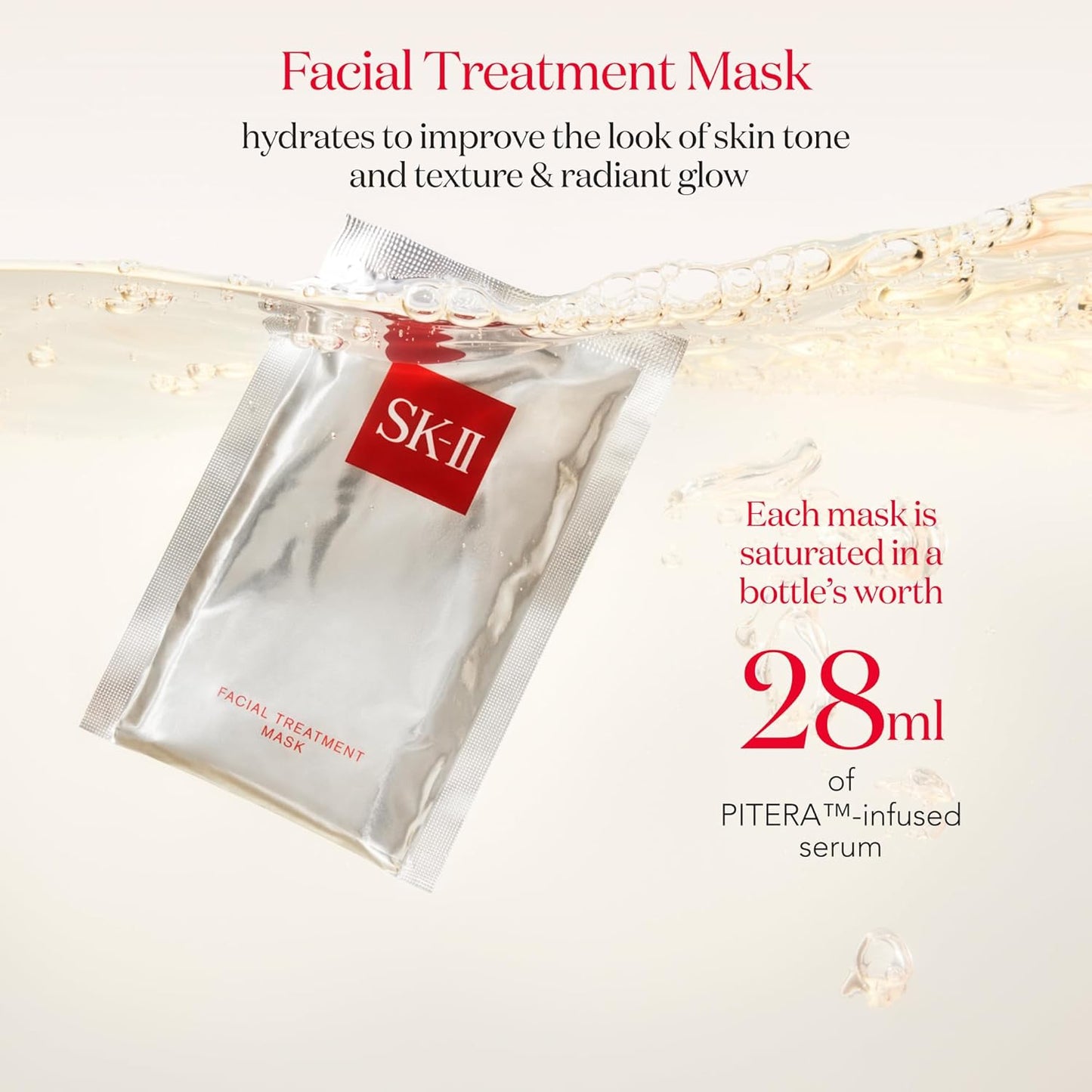 SK-II Facial Masks - Brightening Face Sheet Masks for Improved Tone & Radiance - Anti-Aging Hydration Treatment