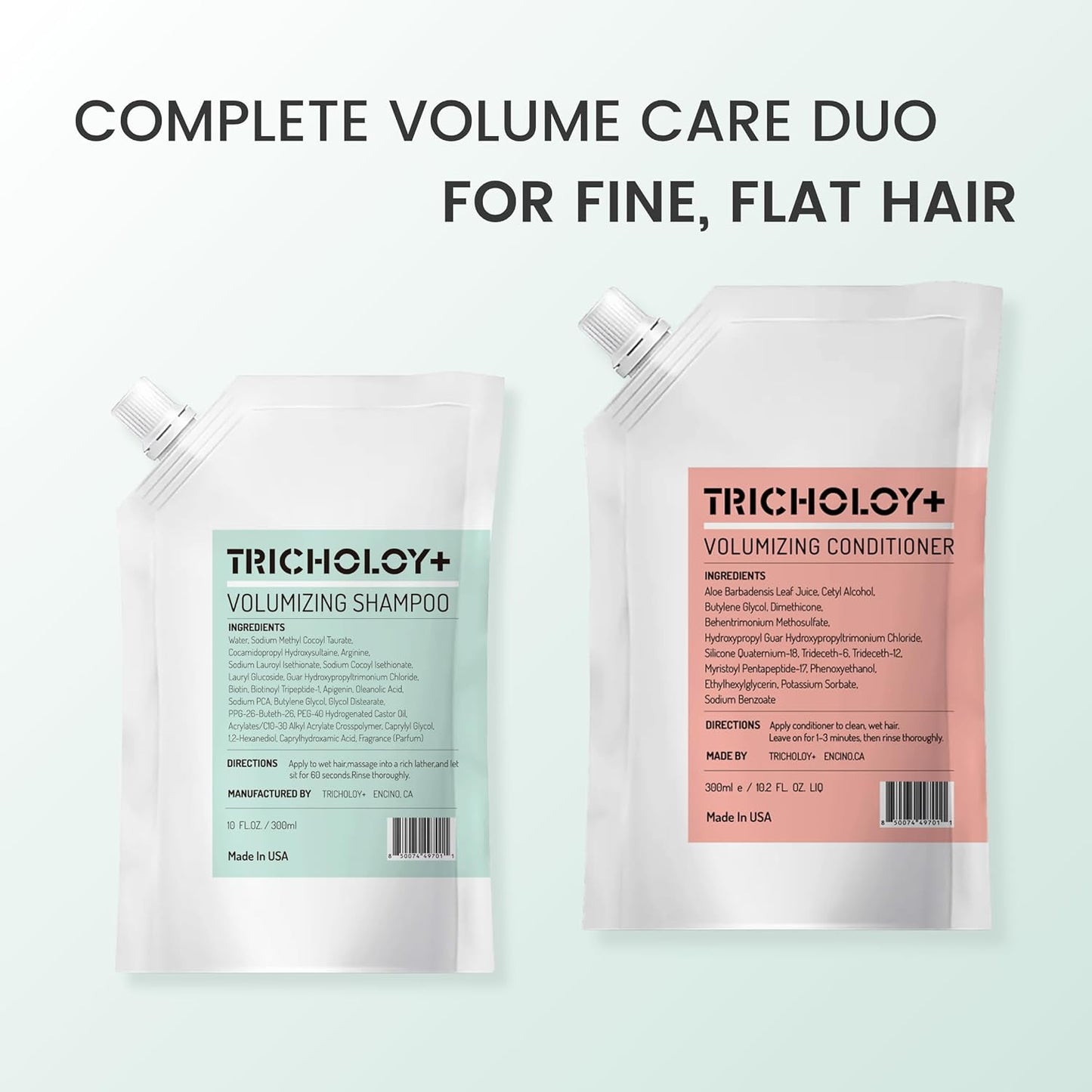Volumizing Conditioner | Peptide-Infused for Density & Fullness | Aloe-Enriched | 10 Fl Oz (300ml)
