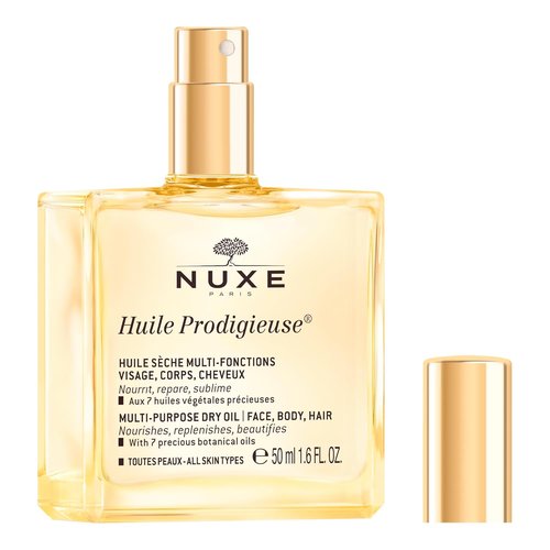 Nuxe Huile Prodigieuse Multi-Purpose Dry Oil - Lightweight Hydration for Radiant Face, Body & Hair