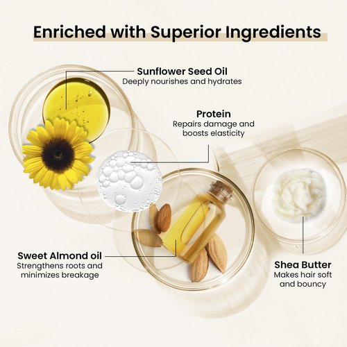 MOEHAIR Hydrating Hair Mask - Shea Butter & Olive Oil Formula for Damaged Hair | 12 Fl. Oz