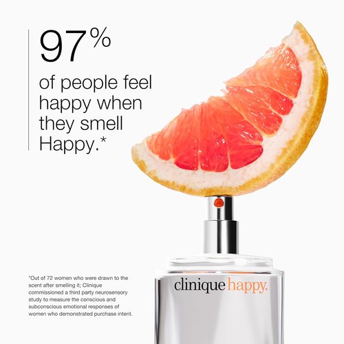 Clinique Happy Eau de Parfum Spray - Uplifting Grapefruit & Floral Notes | Women's Fragrance 1.7 oz