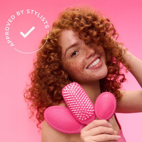 Wet Brush Original Detangler Hair Brush - Supercharged Emerald - All Hair Types - Ultra-Soft IntelliFlex Detangler Bristles Glide Through Tangles with Ease - Pain-Free Comb for Men & Women