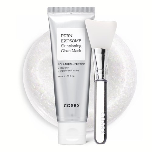 COSRX PDRN Exosome Glaze Wrapping Mask - Easy Peel-Off Overnight Treatment for Glass Skin, 1.69 fl. Oz | Korean Skincare