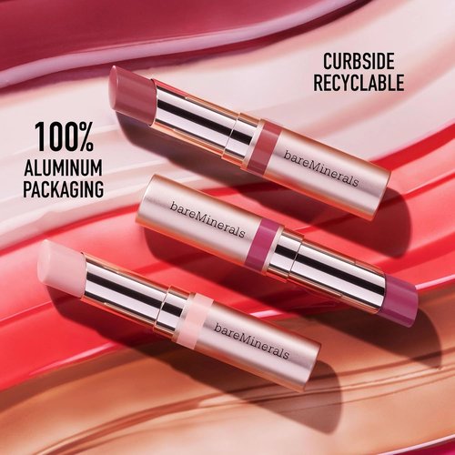 bareMinerals Dewy Lip Gloss-Balm | Hydrating Tinted Lip Gloss + Balm Hybrid, 24HR Moisture, Non-Sticky Finish
