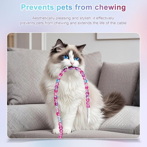 Aolcev USB C Charging Cable - 3.3FT Cute Beaded Design | 66W Fast Charger for iPhone 17/16/15 Pro Max & Galaxy S25