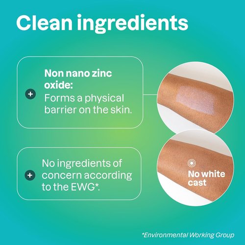 ATTITUDE Mineral Sunscreen Stick - SPF 30, Zinc Oxide, EWG Verified, Plastic-Free, 2.1 Ounces