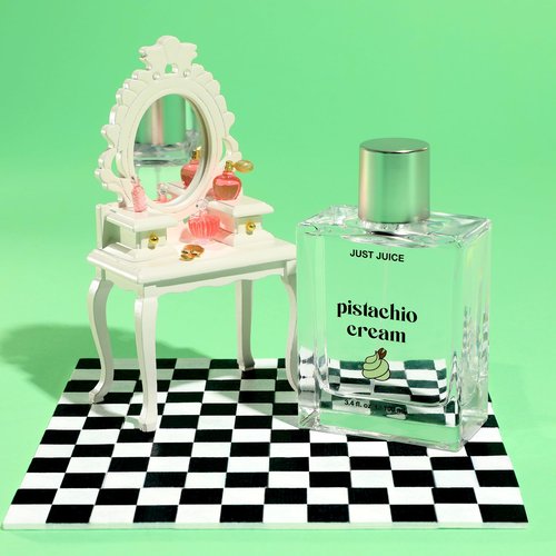 Just Juice Pistachio Cream - Gourmand Perfume for Women and Men - Notes of Pistachio, French Vanilla, and Creamy Woods - 3.4 oz