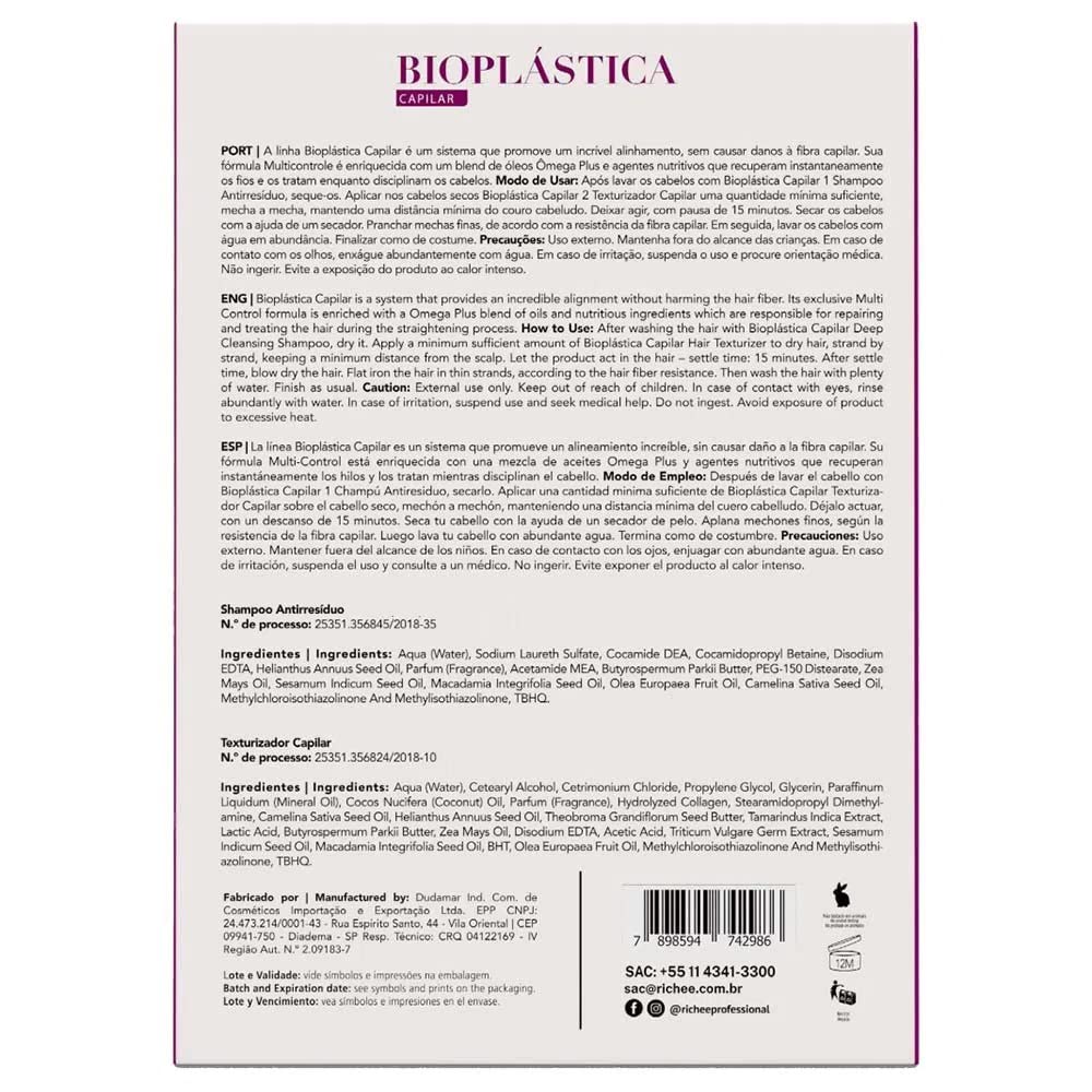 Richée Professional | Bioplastica BioBTX Hair Mask | 500 gr / 16.9 oz.