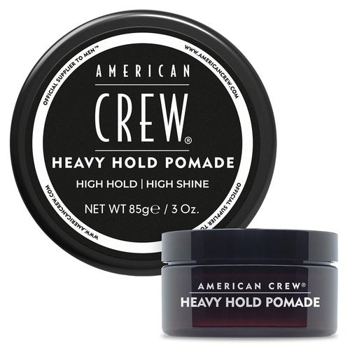 American Crew Hair Pomade - Heavy Hold & High Shine Styling Gel for Men | 3 oz