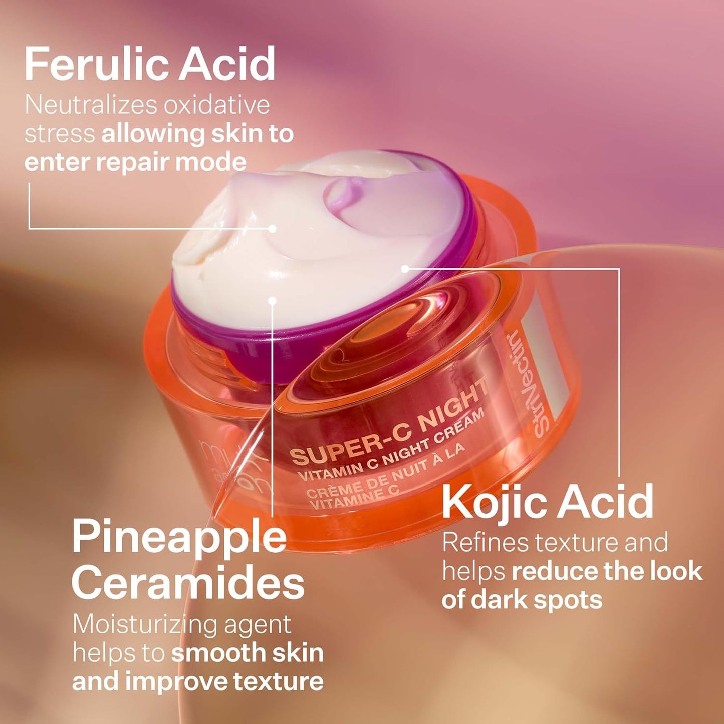 StriVectin Multi-Action Super-C Vitamin C Moisturizer - Brightens Skin & Smooths Fine Lines | 1.7 Fl Oz