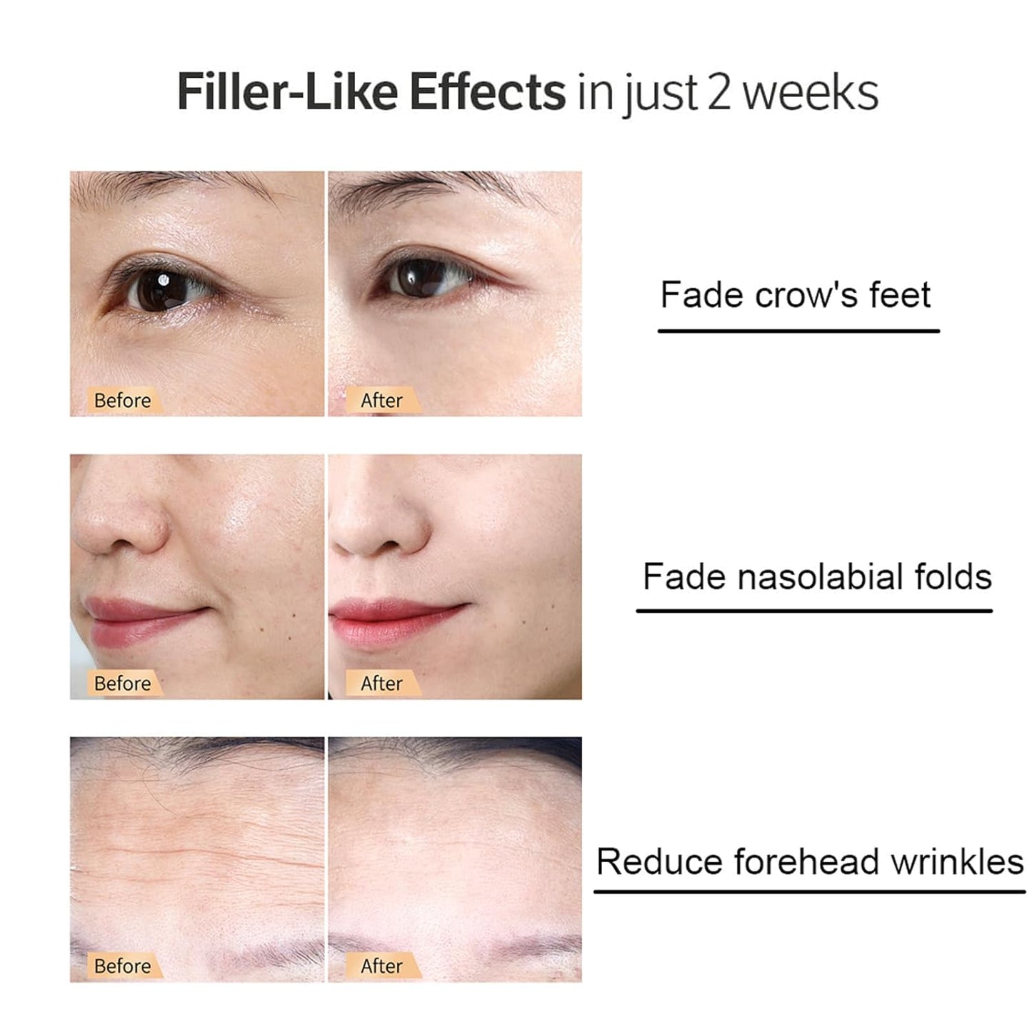 Skiennix Deep Collagen Anti-Wrinkle Serum - 30ml Moisturizing Essence with Hyaluronic Acid for Smooth Skin