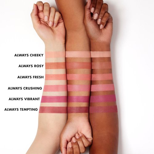e.l.f Primer-Infused Blush - Long-Wear Matte Formula for Easy Blending | Always Rosy, Vegan & Cruelty-Free
