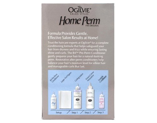 Ogilvie Home Perm - Original Normal Hair Treatment for Extra Body | Pack of 2
