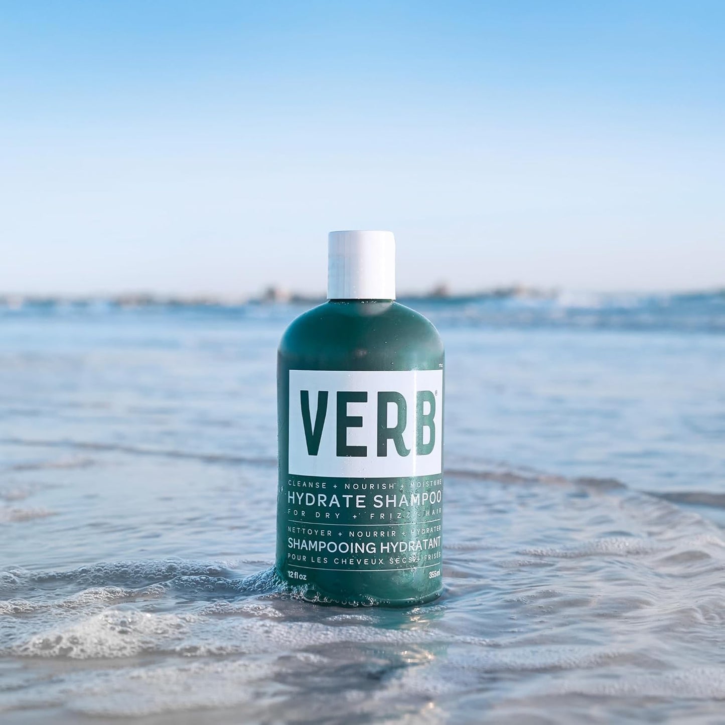 VERB Hydrate Shampoo - Nourish Dry, Frizzy Hair - Smooth & Reduce Frizz - Amber & Warm Jasmine Scent