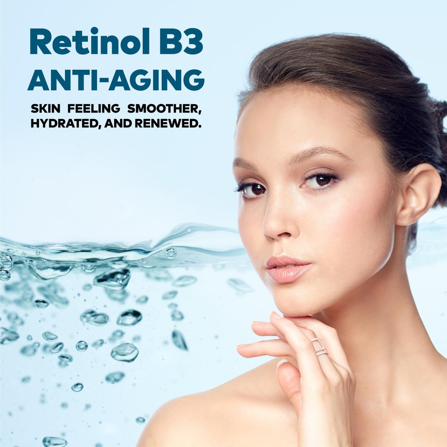 Skiennix Anti-Aging Face Serum - Retinol, Vitamin C & Hyaluronic Acid for Deep Hydration | 50 ml