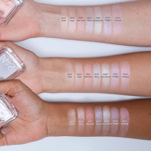 2aN Pure Glash Highlighter - Buildable Glass-Like Sheen Powder for Natural Radiance | Lemongrass, 0.8oz