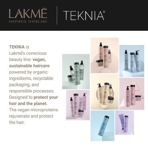 LAKMÉ Teknia Frizz Control Protector, Anti Frizz Heat Protection Spray for Frizzy or Curly Hair, Heat Protectant Spray, 10.2 Fl Oz