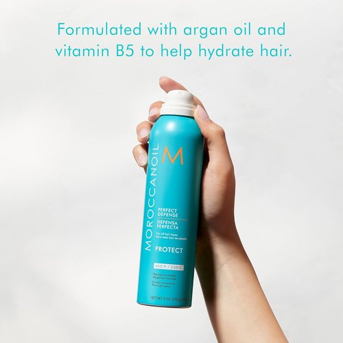 Moroccanoil Smooth Style Ceramic Heated Brush - Perfect Defense Bundle for Frizz-Free Hair