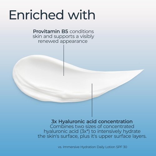 Eucerin Immersive Hydration Night Cream - Ultra-Lightweight Face Moisturizer with Hyaluronic Acid & Provitamin B5 | 2.5 Oz