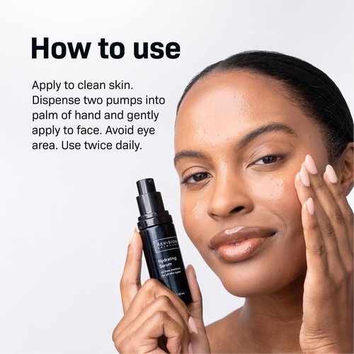 Revision Skincare Hydrating Serum - Moisturizing Anti-Aging Formula with Dual Hyaluronic Acid 1 oz