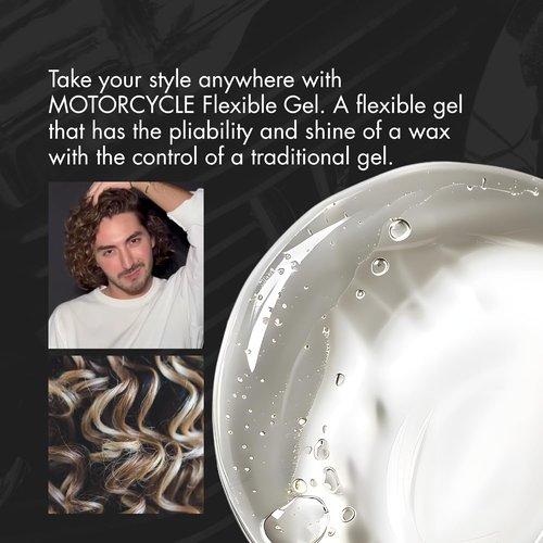 R+Co Motorcycle Flexible Gel - Hybrid Styling Gel for Flexible Hold & Wax-Like Shine - 5 oz