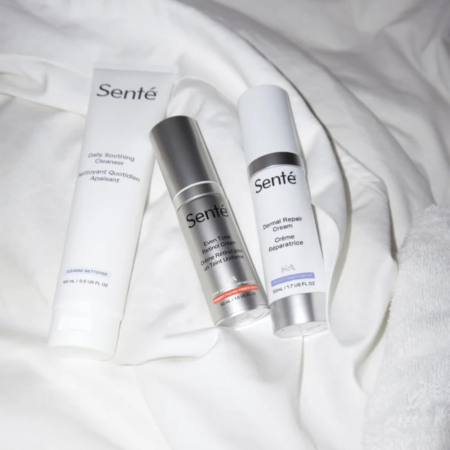 Sente Daily Soothing Facial Cleanser - Gently Removes Oil & Impurities | Vitamin E | 5.5 Fl Oz