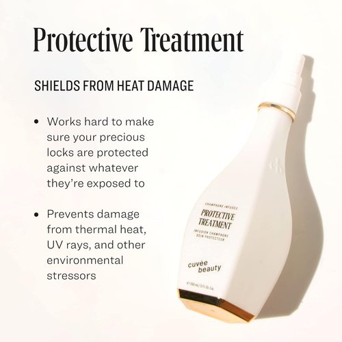 **CUVÉE BEAUTY Cuvee Protective Hair Treatment Spray - 5 fl oz - Heat & UV Protection with Champagne & Ceramides**