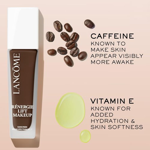 Lancôme Renergie Lift Makeup Foundation - Lightweight Hydrating Formula, SPF 27, Medium-Full Coverage, Anti-Aging & Firming