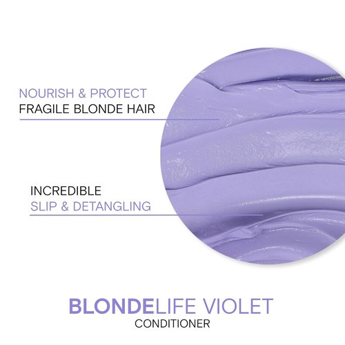 Joico Blonde Life Violet Conditioner - Neutralizes Brassy Tones & Boosts Shine | Sulfate-Free Formula
