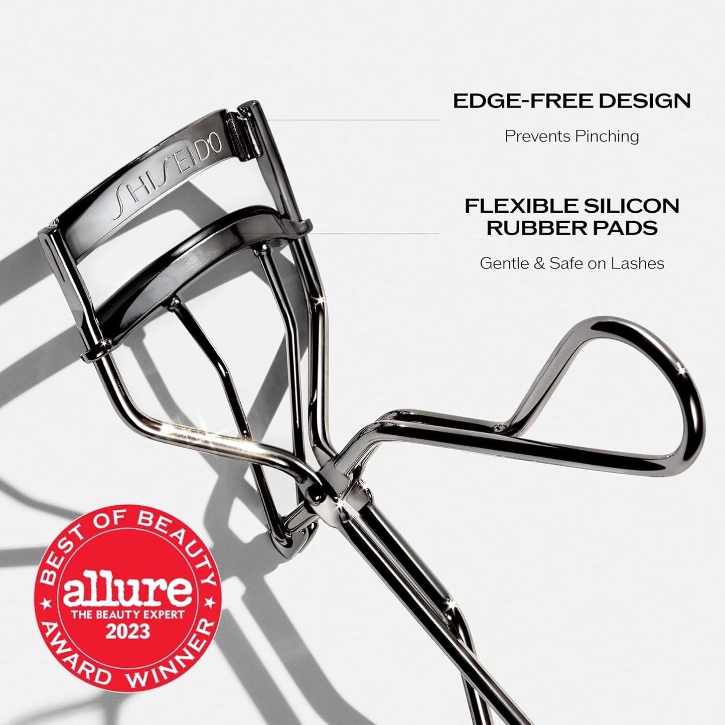 Shiseido Eyelash Curler - Gentle Crimping & Curling for Stunning Eye-Framing Lashes - Includes Replacement Pad