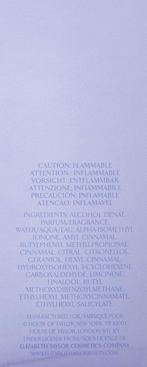 Elizabeth Taylor Violet Eyes Eau De Parfum Spray - 1 Ounce | Captivating Floral Fragrance