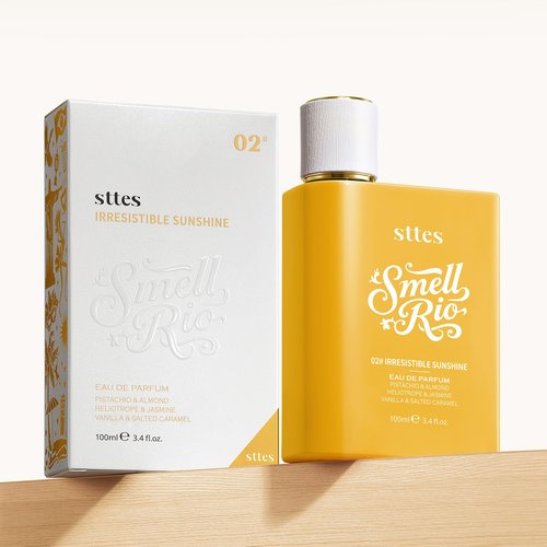 Sttes Perfume 602# Irresistible Sunshine for Women - Pistachio, Vanilla & Salted Caramel Eau de Perfume 100ml (3.4fl oz) Sweet Gourmand Caramel Vanilla Fragrance
