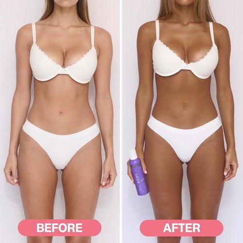BALI BODY Deep Violet Self Tanner - Fast-Acting, Weightless Mousse for Natural Bronze | Hydrating, No-Transfer Formula