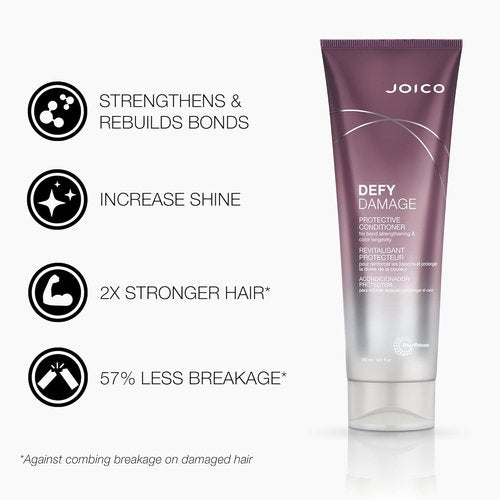 Joico Defy Damage Shampoo & Conditioner Set - Protect Color-Treated Hair | Strengthen Bonds & Preserve Color | Moringa Seed Oil & Arginine