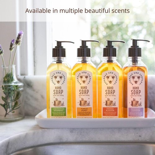 Savannah Bee Company Liquid Hand Soap - Natural Formula with Essential Oils for Gentle Cleansing