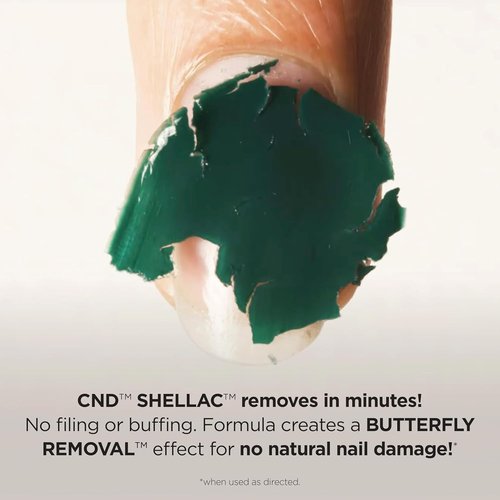 CND Shellac Gel Nail Polish - Long-Lasting Nude Color with Curve-Hugging Brush | 0.25 Fl Oz