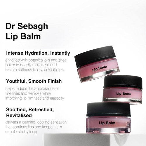 Dr Sebagh Lip Balm - Luxury Hydrating Treatment for Dry & Chapped Lips | 0.5 fl oz - Intense Moisture & Repair