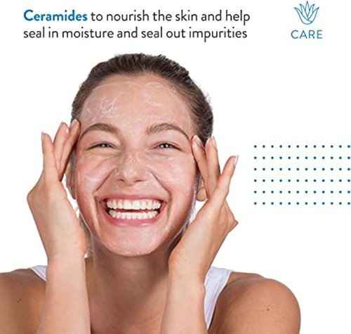 AcneFree Oil-Free Cleanser - Benzoyl Peroxide 2.5% & Glycolic Acid for Breakouts | Unscented, 8 Fl Oz