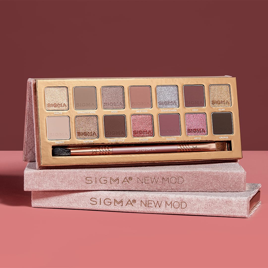 Sigma Beauty New Mod Eyeshadow Palette - Vibrant Colors for Stunning Eye Looks